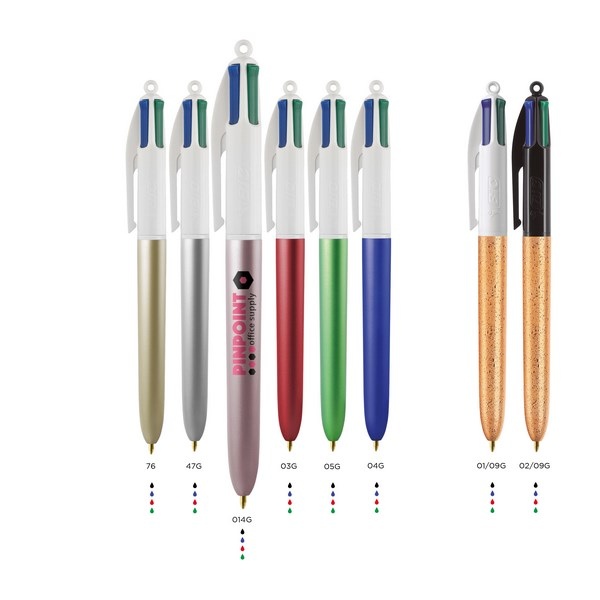Bic 4 colors glossy, 4 color pens, Ballpoint pens
