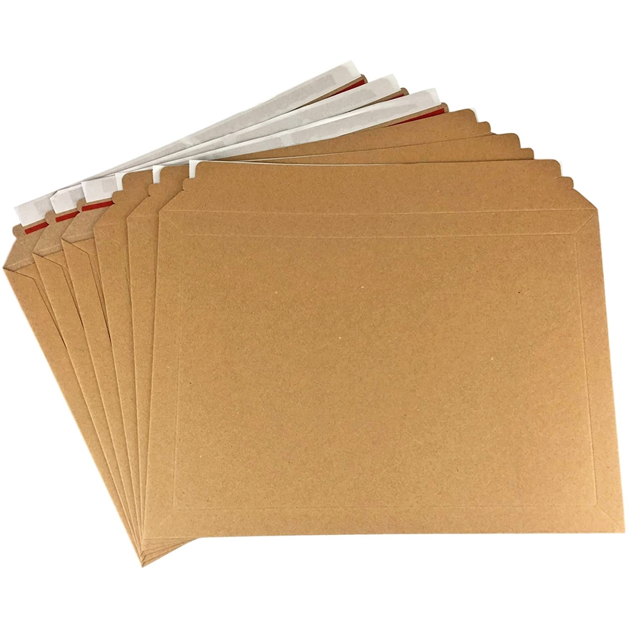Pochette cartonnee- Enveloppe cartonnée A5 (195x180x25) ✦ Window2Print