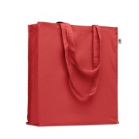 Large colourful shopping bag in organic cotton