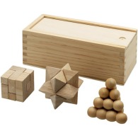 Brainiac 3-piece wooden Chinese puzzle