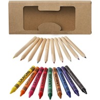 Lucky 19-piece crayon and grease pencil kit