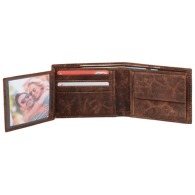 Genuine leather wallet WILDERNESS