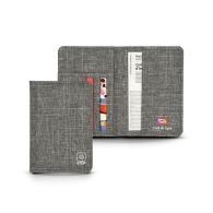 Passport, vehicle registration and credit card holder with rfid stop