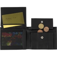Wallet in split leather