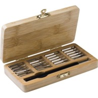 Toolbox in a Willow bamboo case