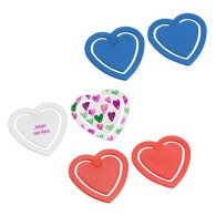 EXPRESS PRINTING Card clips, heart-shaped