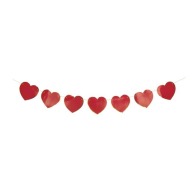 3M RED AND GOLD HEART GARLAND