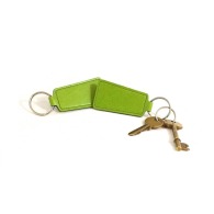 Leather trapeze key ring