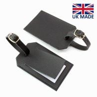 Luggage tag with flap