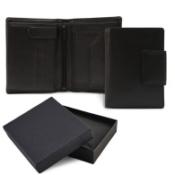 Sandringham wallet with zipped coin purse in Nappa leather
