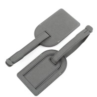 Small luggage tag with PU or rPET flap