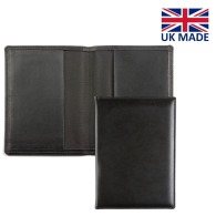 Recycled leather passport cover