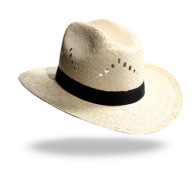 STETSONS white straw hat