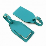 Luggage tag with flap
