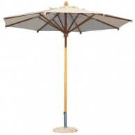 Round palladio wooden parasol 2.50m