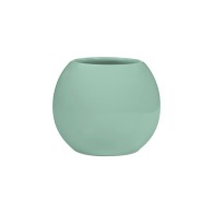 Coloured ceramic pencil pot 