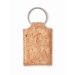 Product thumbnail Rectangular cork key ring 1