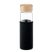 Product thumbnail Glass and bamboo bottle 600ml 2