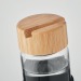 Product thumbnail Glass and bamboo bottle 600ml 5