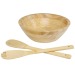 Product thumbnail Argulls bamboo salad bowl and utensils 0