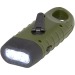 Product thumbnail Helios solar-powered dynamo torch in recycled plastic with snap hook 0
