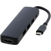 Product thumbnail Loop RCS USB 2.0-3.0 recycled plastic multimedia adapter with HDMI port 0