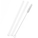 Product thumbnail Set of 2 glass straws with cleaning brush 0