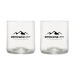Product thumbnail Set of 2 glasses made from recycled wine bottles 1
