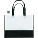 Product thumbnail Shopping bag two-coloured 38x29cm non-woven 1