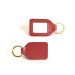 Product thumbnail Rectangular key ring in PU, rPET or leather 2