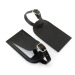 Product thumbnail Luggage tag with recycled leather flap 1
