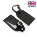 Product thumbnail Luggage tag with leather flap 0
