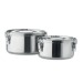 Product thumbnail Set of 2 stainless steel boxes 0