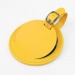 Product thumbnail Round luggage tag with PU flap 0
