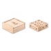 Product thumbnail Wooden tic-tac-toe game 0