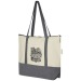 Product thumbnail 10 L recycled cotton zip shopping bag 320 g/m² Rest 1