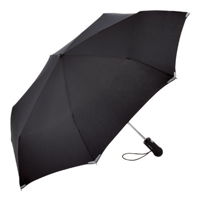 FARE Mini paraguas de bolsillo AC Safebrella® LED (marina, 100% poliéster  pongee, 403g) como Articulo promocional en
