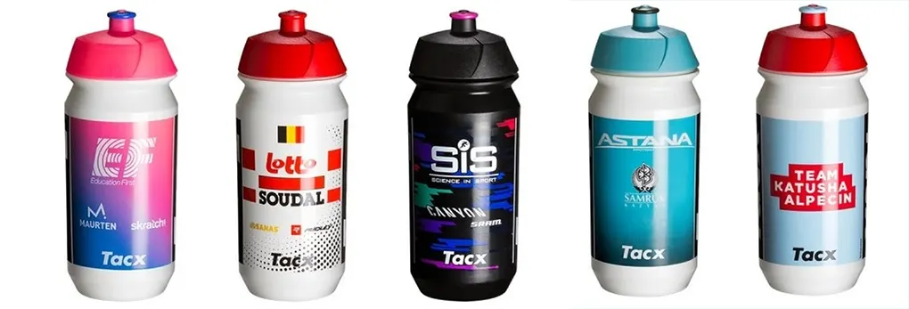 Photo of personalized water bottles from different brands